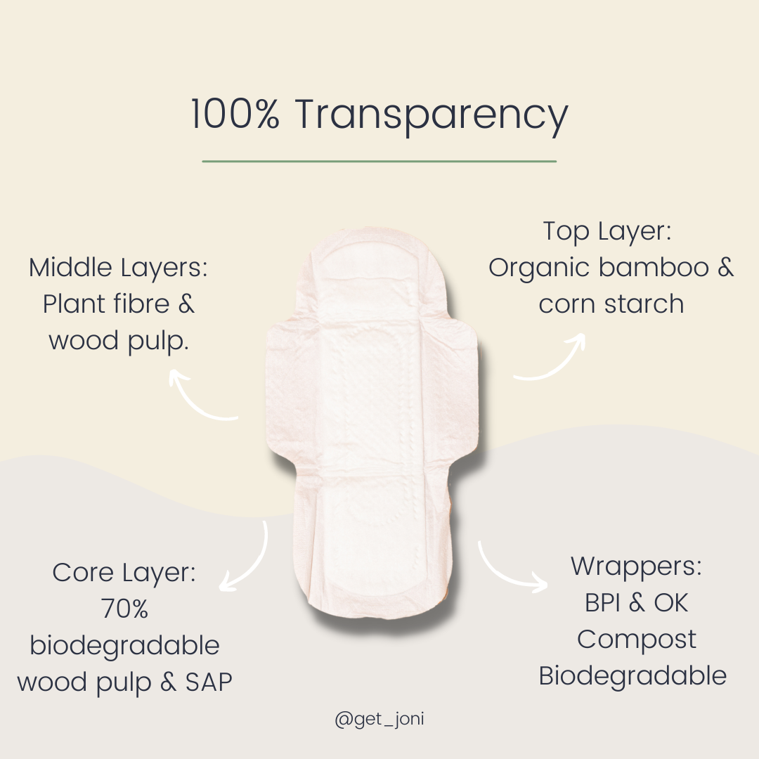 joni Organic Bamboo Super Pads