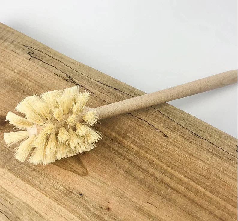 Plastic Free Toilet Brush - Natural Sisal Bristle
