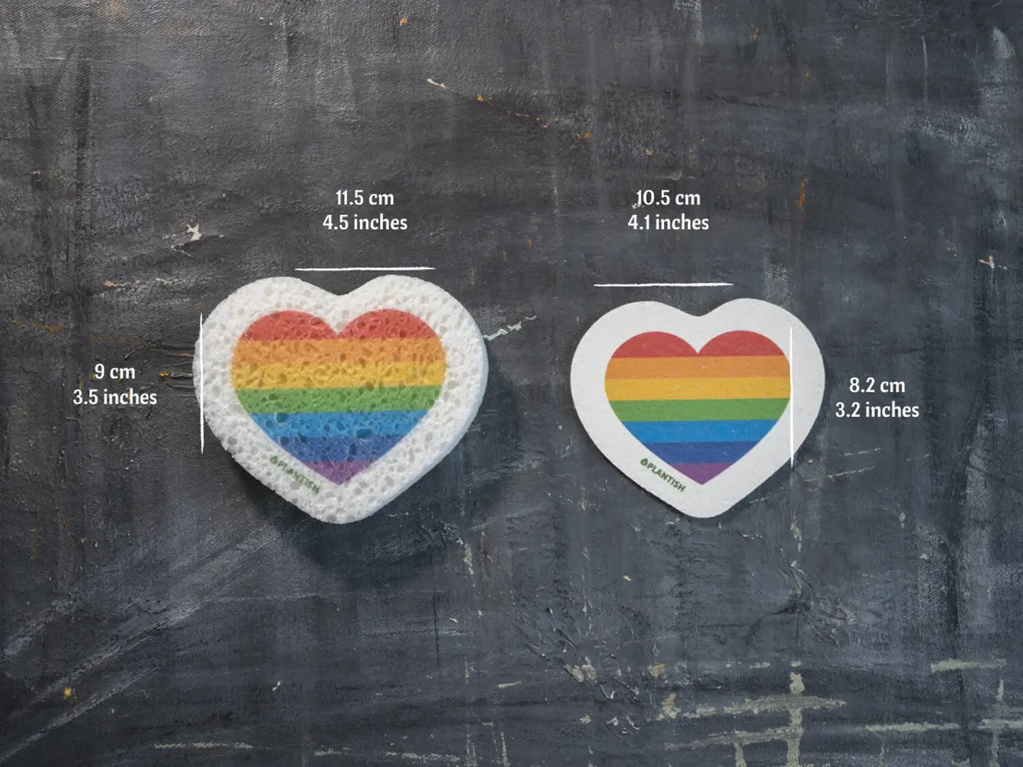 Rainbow Heart - Pop-up Sponge