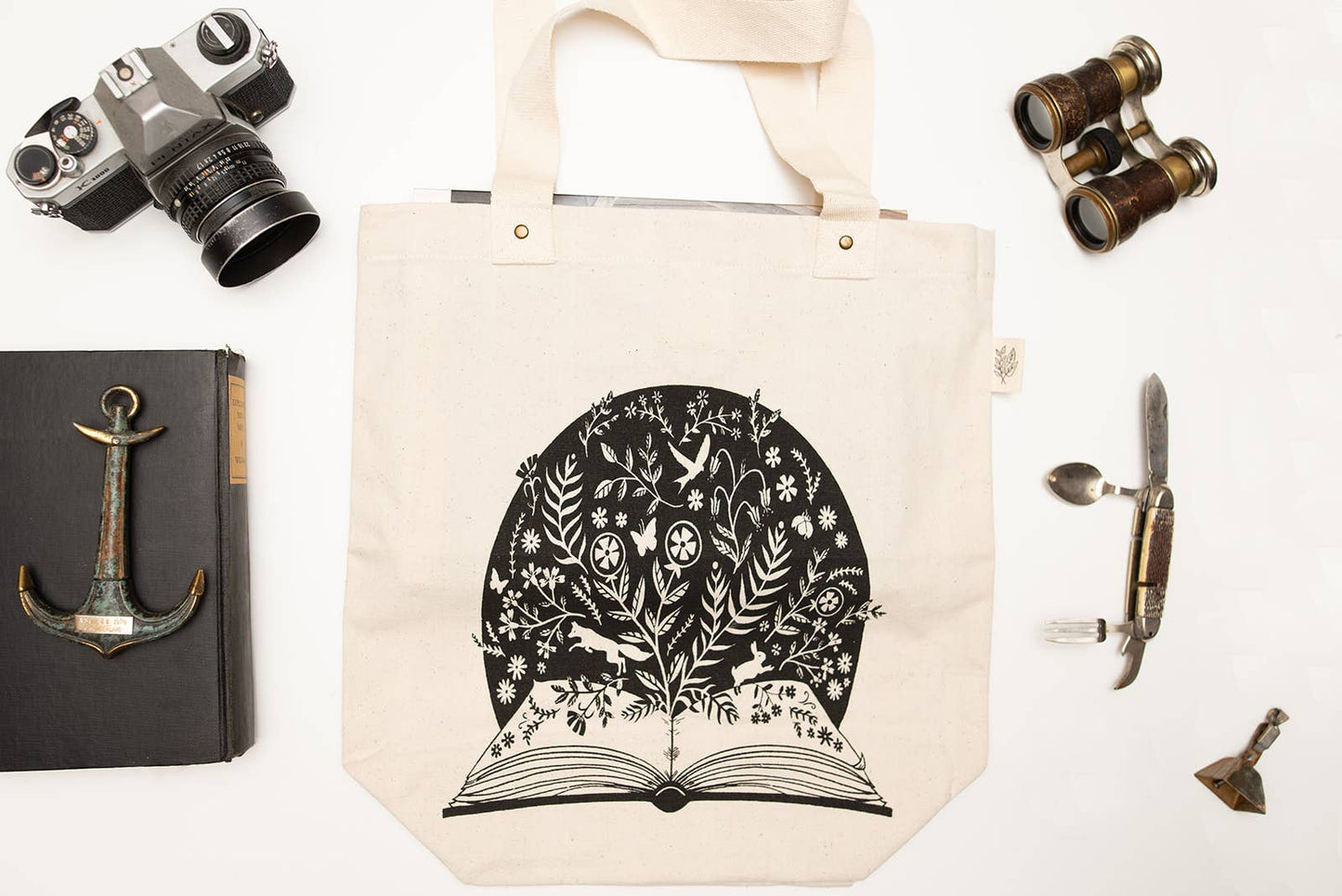 Tote bag / Book Tote bag / Reading tote bag