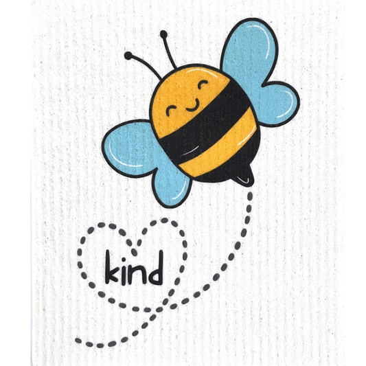 Swedish dishcloth Bee Kind