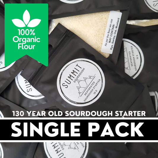 ORGANIC 130 Year Old Summit Sourdough Starter Kit