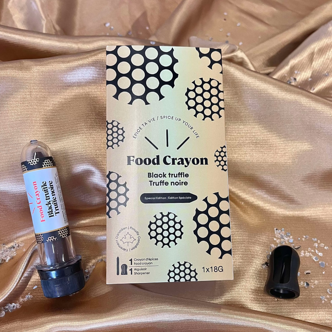 NEW Black Truffle - Single Box (1 Food Crayon + 1 Sharpener)