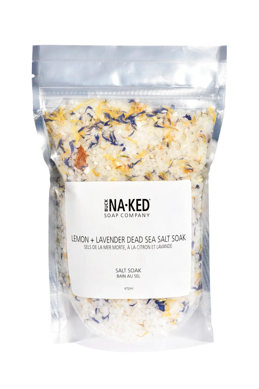 Lemon + Lavender Salt Soak - 472 ml/16 floz