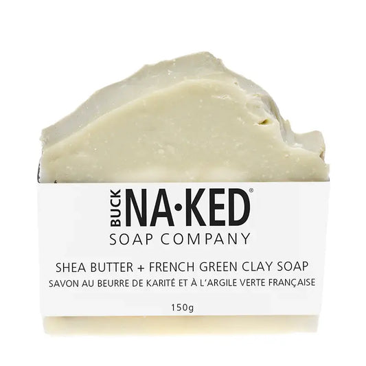 Shea Butter & French Green Clay Soap - 150g/5oz