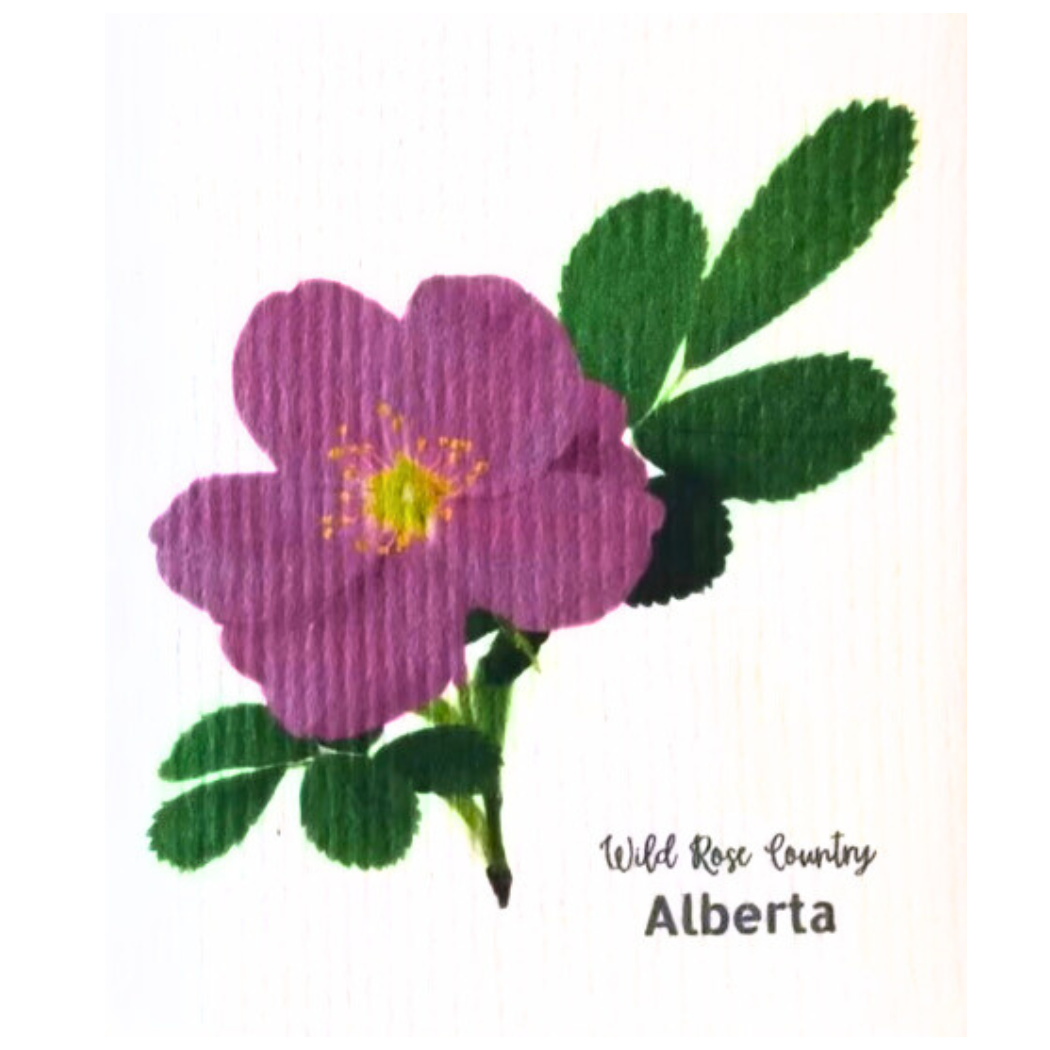 Swedish dishcloth Flowers Wildrose Alberta