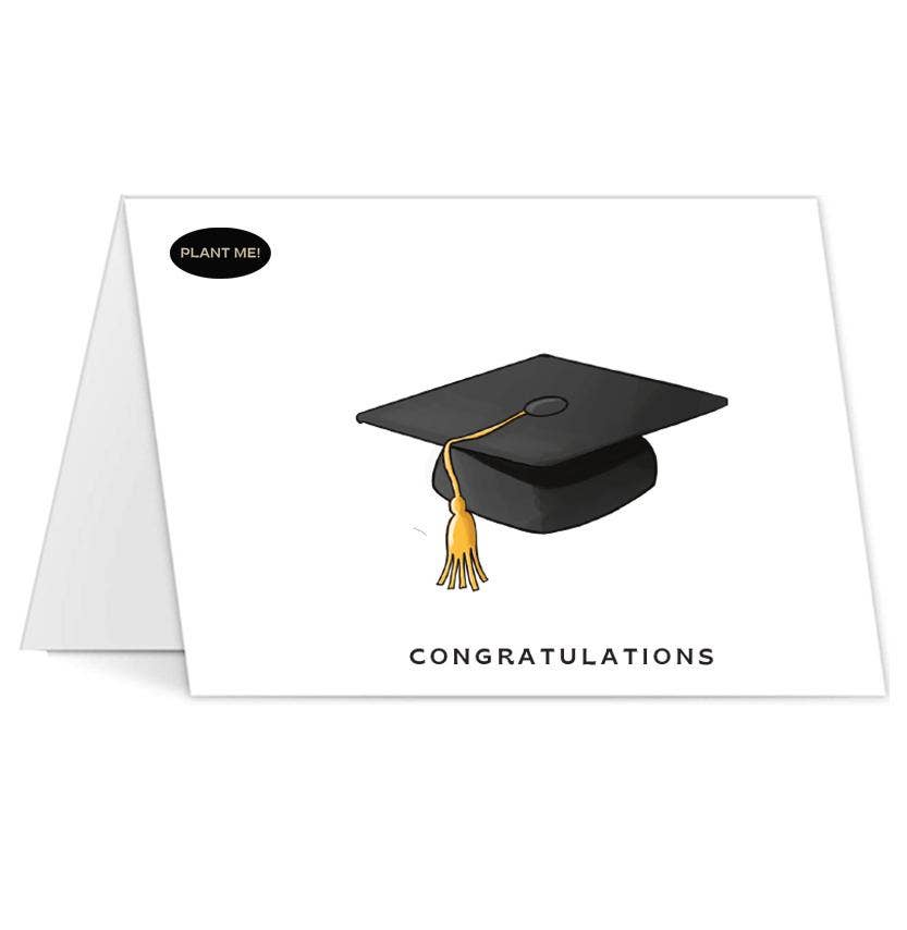 Graduation Congratulations Plantable Greeting Card