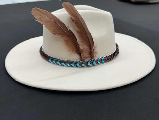 Rancher Wide Brim Fedora Hat
