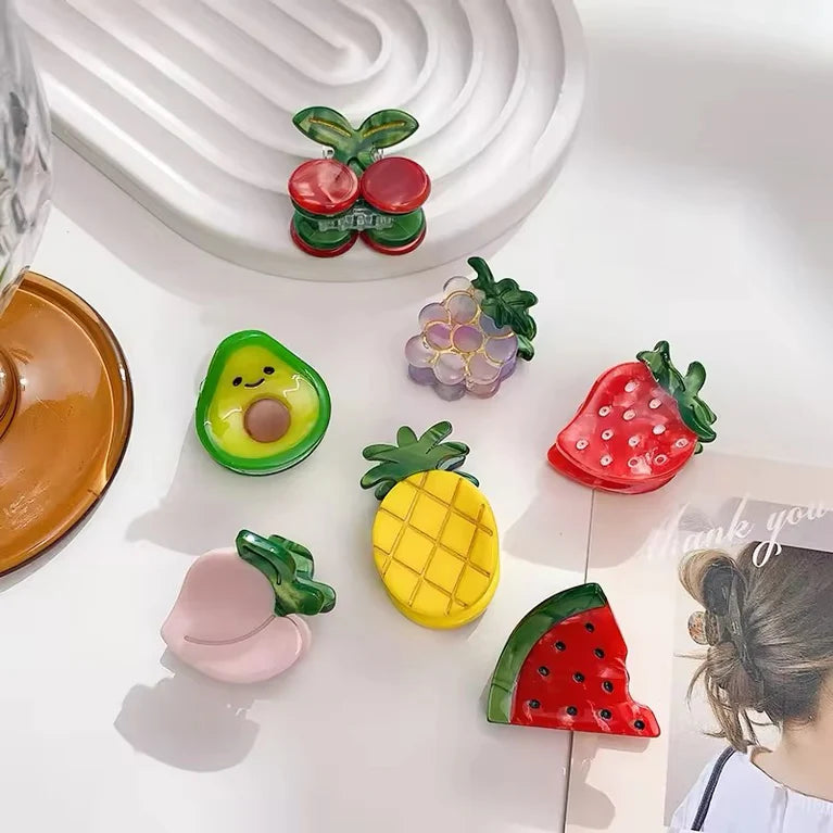 Cellulose Acetate Hair Clip | Pomona Watermelon