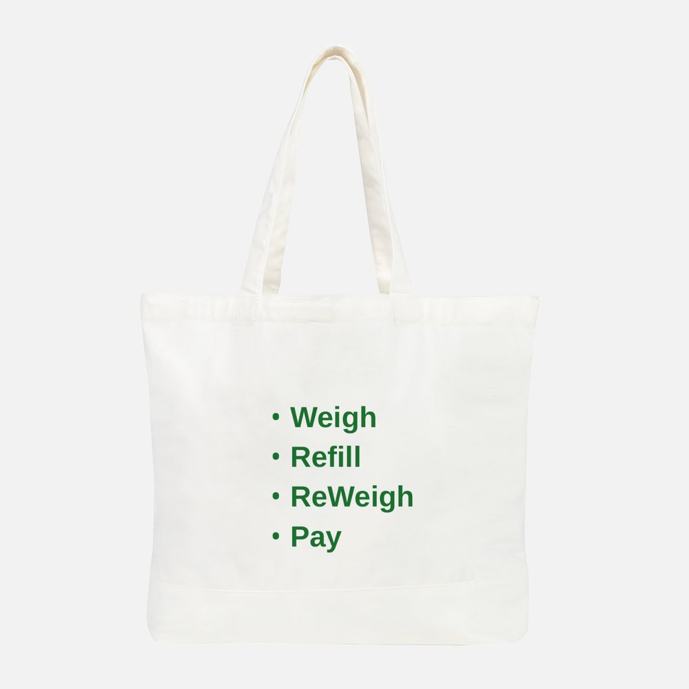 The Refillery Cochrane Large Cotton Tote Bag