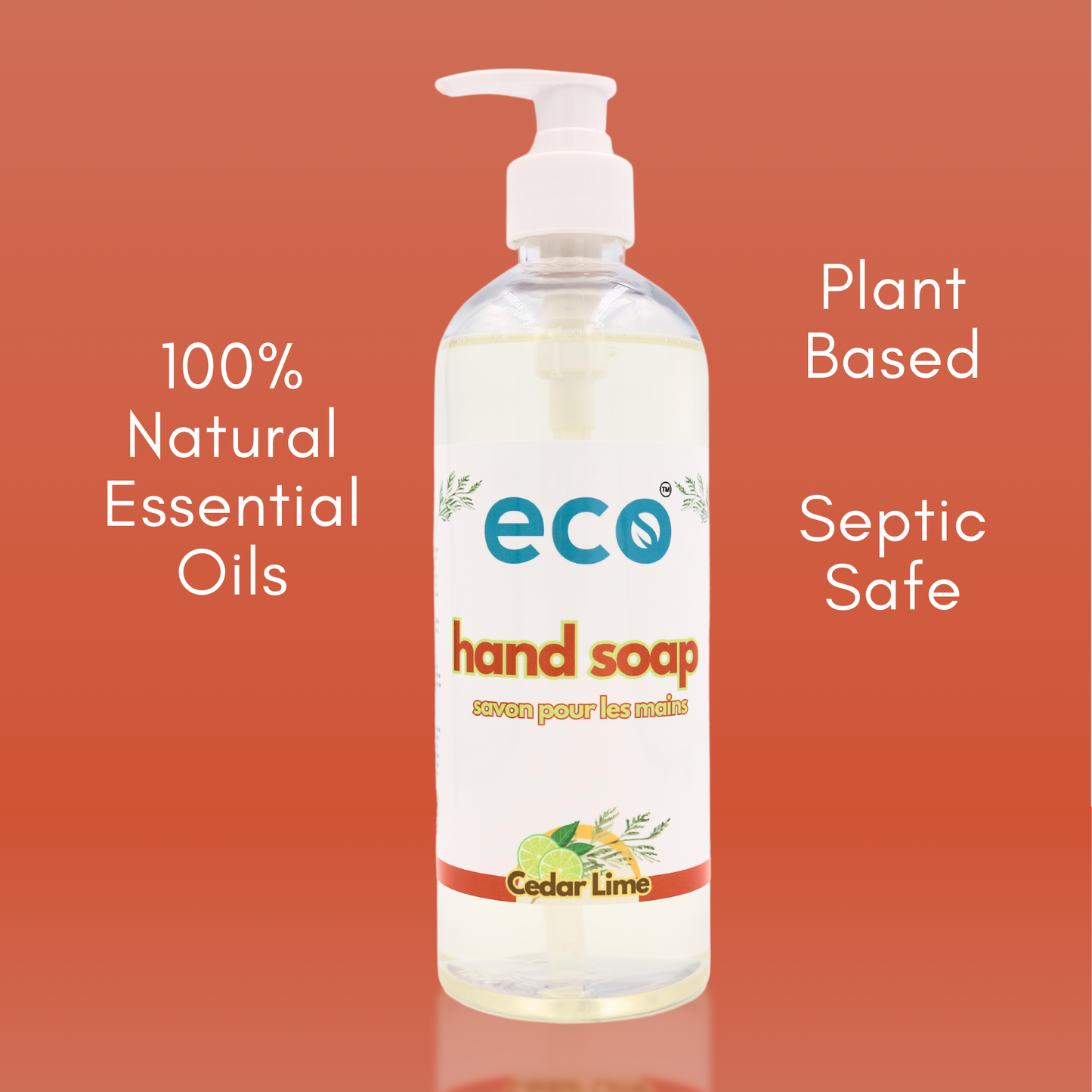 Eco Hand Soap - Cedar Lime (500ml)