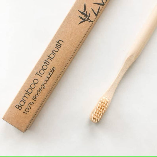 Eco-Friendly Bamboo Toothbrush – 100% Biodegradable