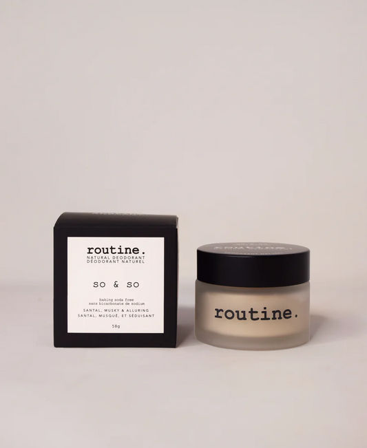 Baking Soda Free - So & So 58g Deodorant JAR