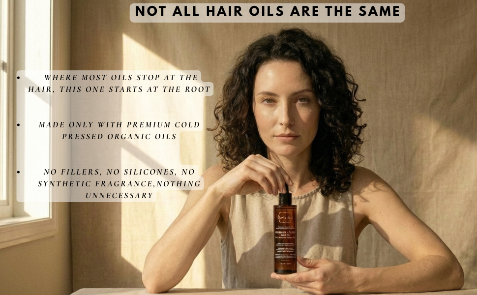Rosemary + Castor Hair Oil  - The Ultimate Root Revival