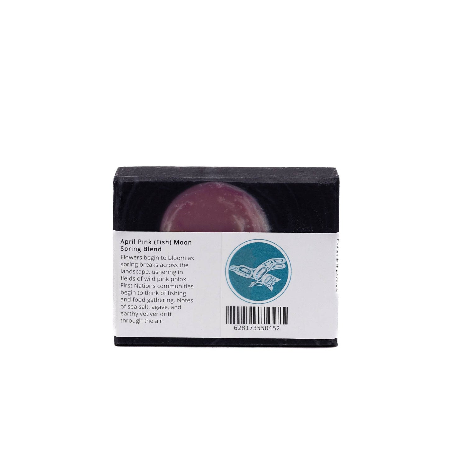April Pink Moon Soap | Sea Salt + Agave + Vetiver
