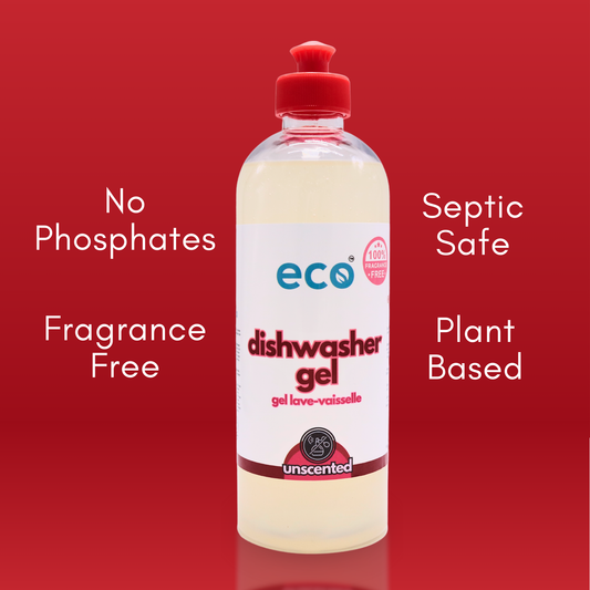 Eco Dishwasher Gel - Unscented (500ml)