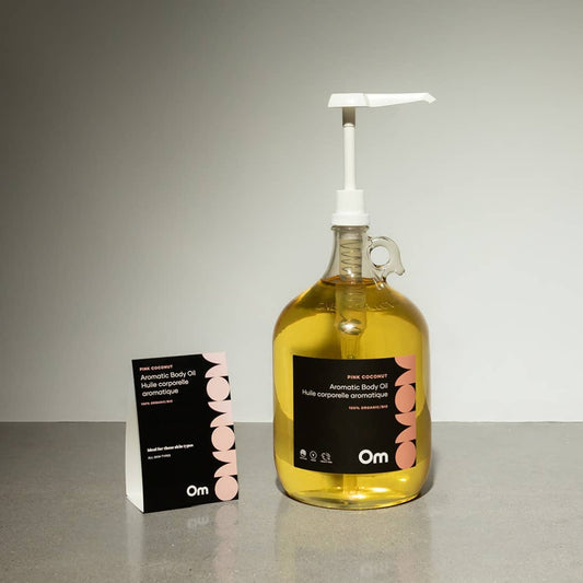 Bulk 1 Gallon Pink Coconut Aromatic Body Oil