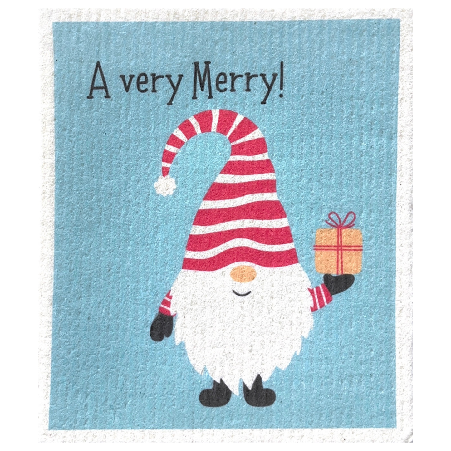 Swedish dishcloth A Very Merry Gnome