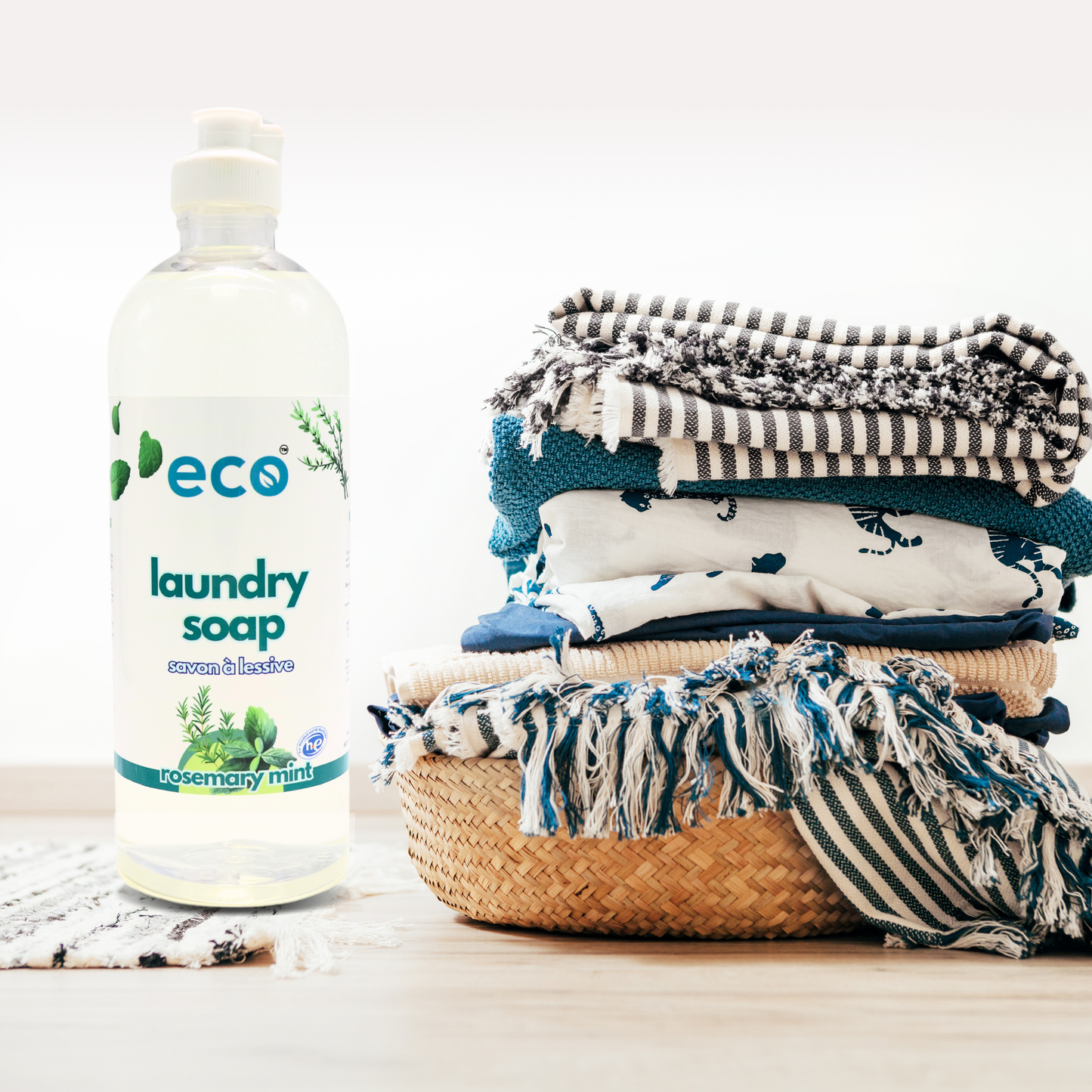 Eco Laundry Soap - Rosemary Mint (500ml)