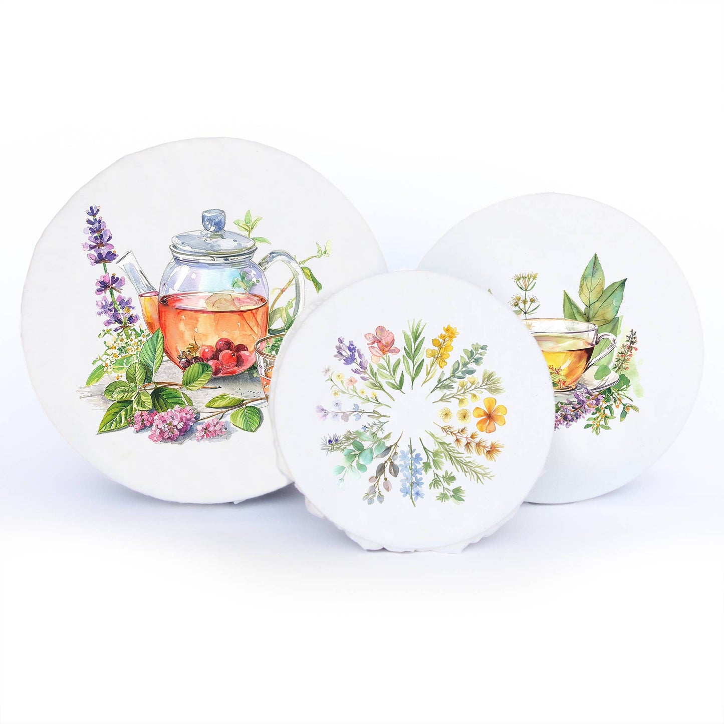 Bowl Covers - Set Herbal