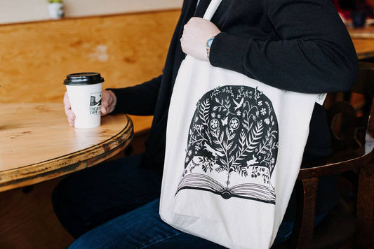 Tote bag / Book Tote bag / Reading tote bag