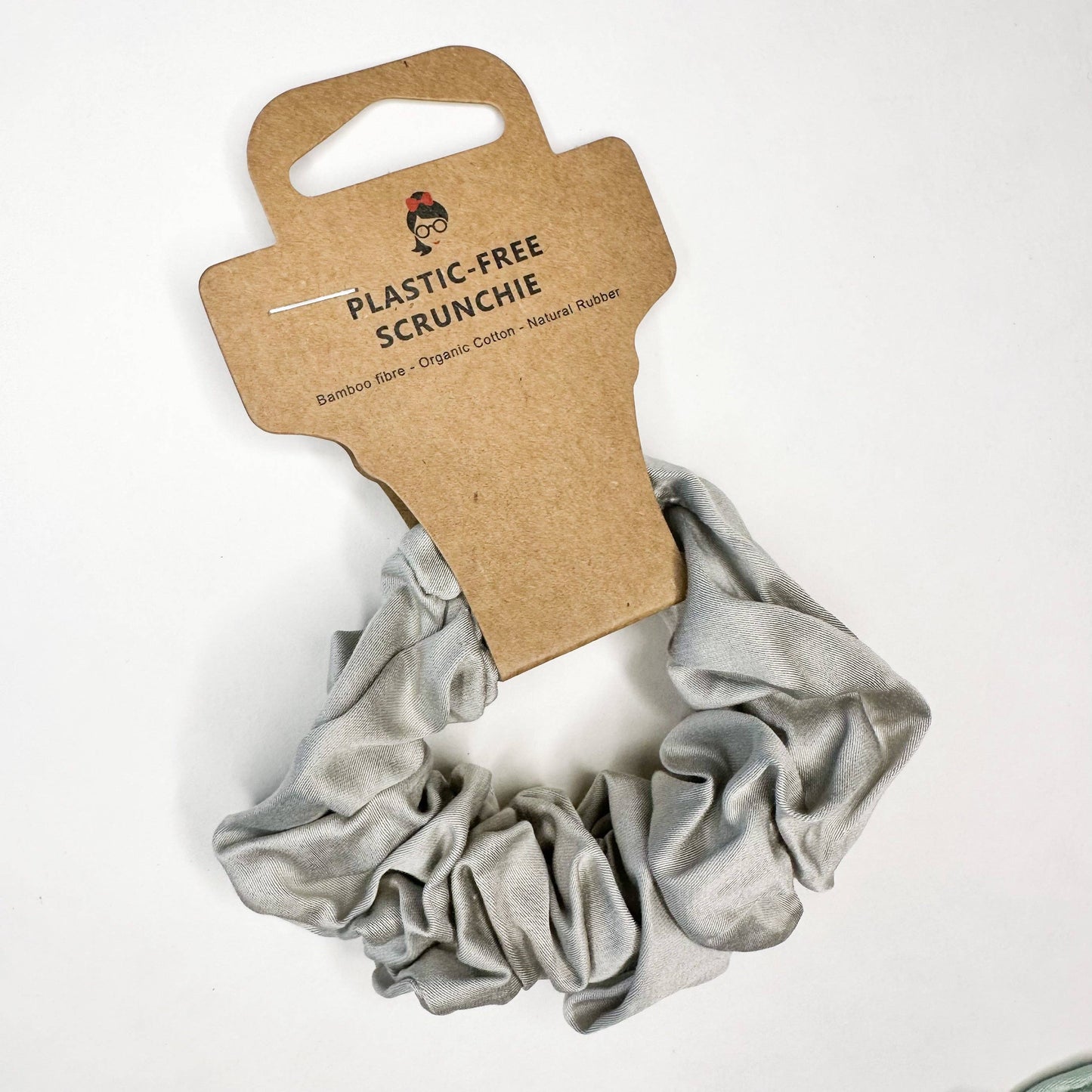 Plastic-Free Biodegradable Bamboo Scrunchies