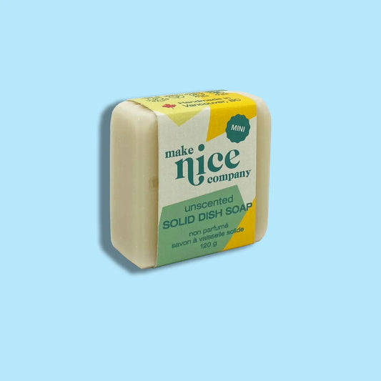 Make Nice - Mini Solid Dish Soap / Unscented