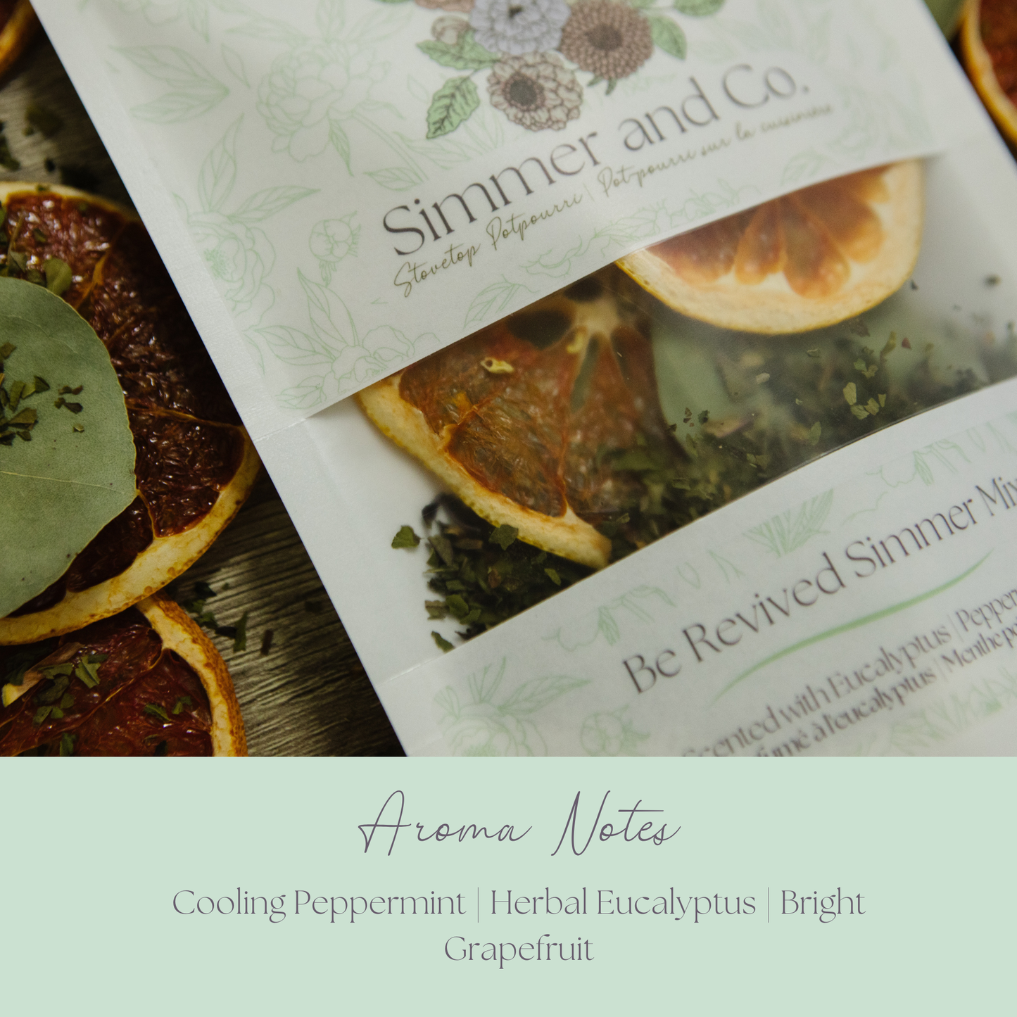 Be Revived Simmer Pot Mix, Stovetop Potpourri