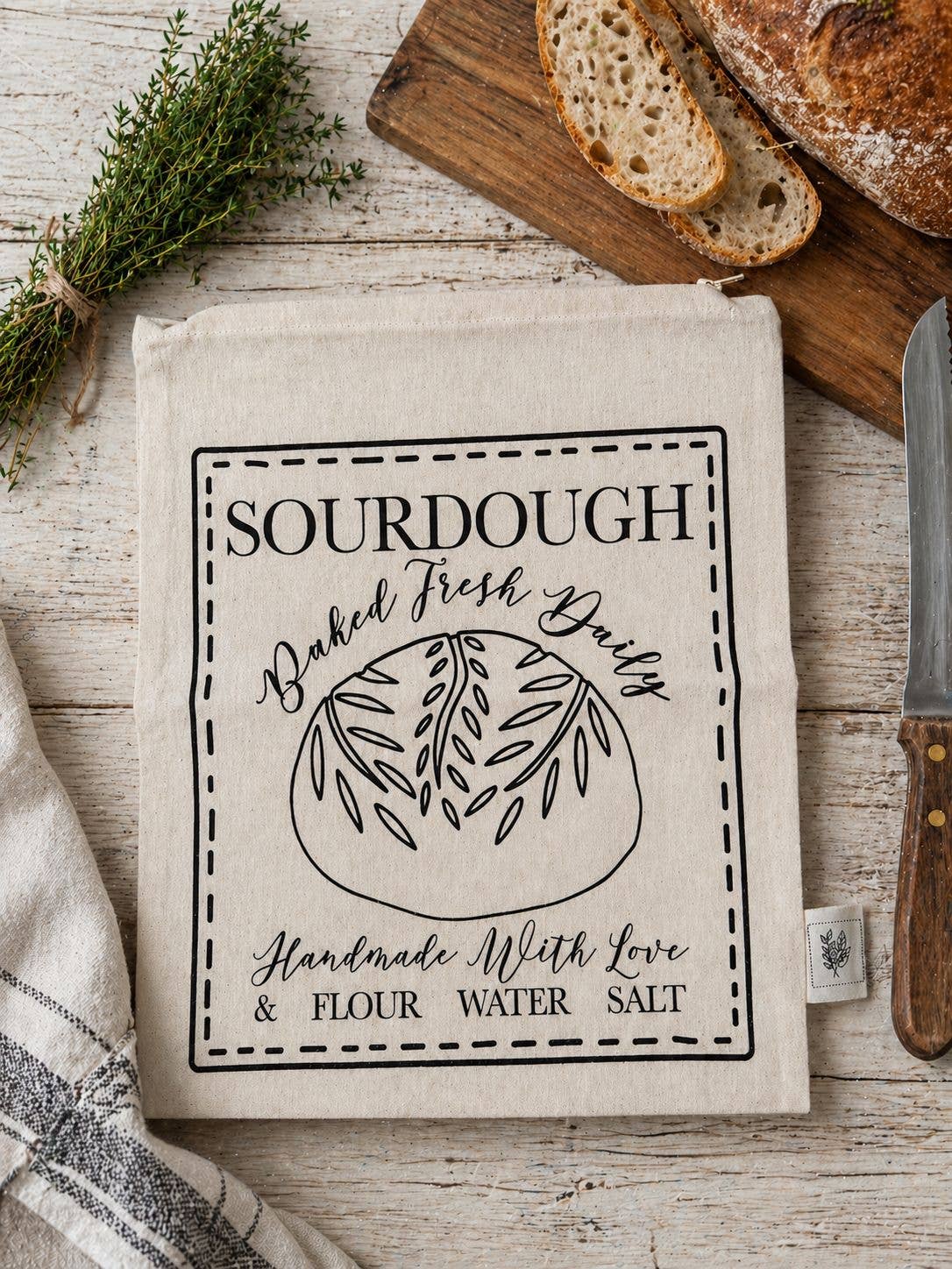 Bread Bag/Sourdough/Lined bag