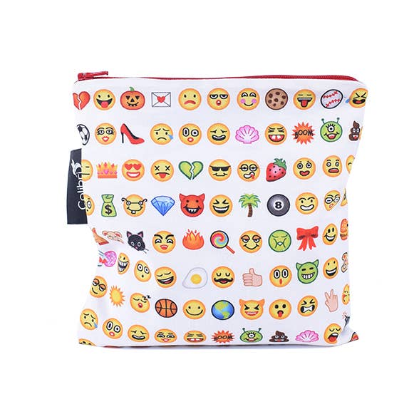 Emoji Reusable Snack Bag - Large