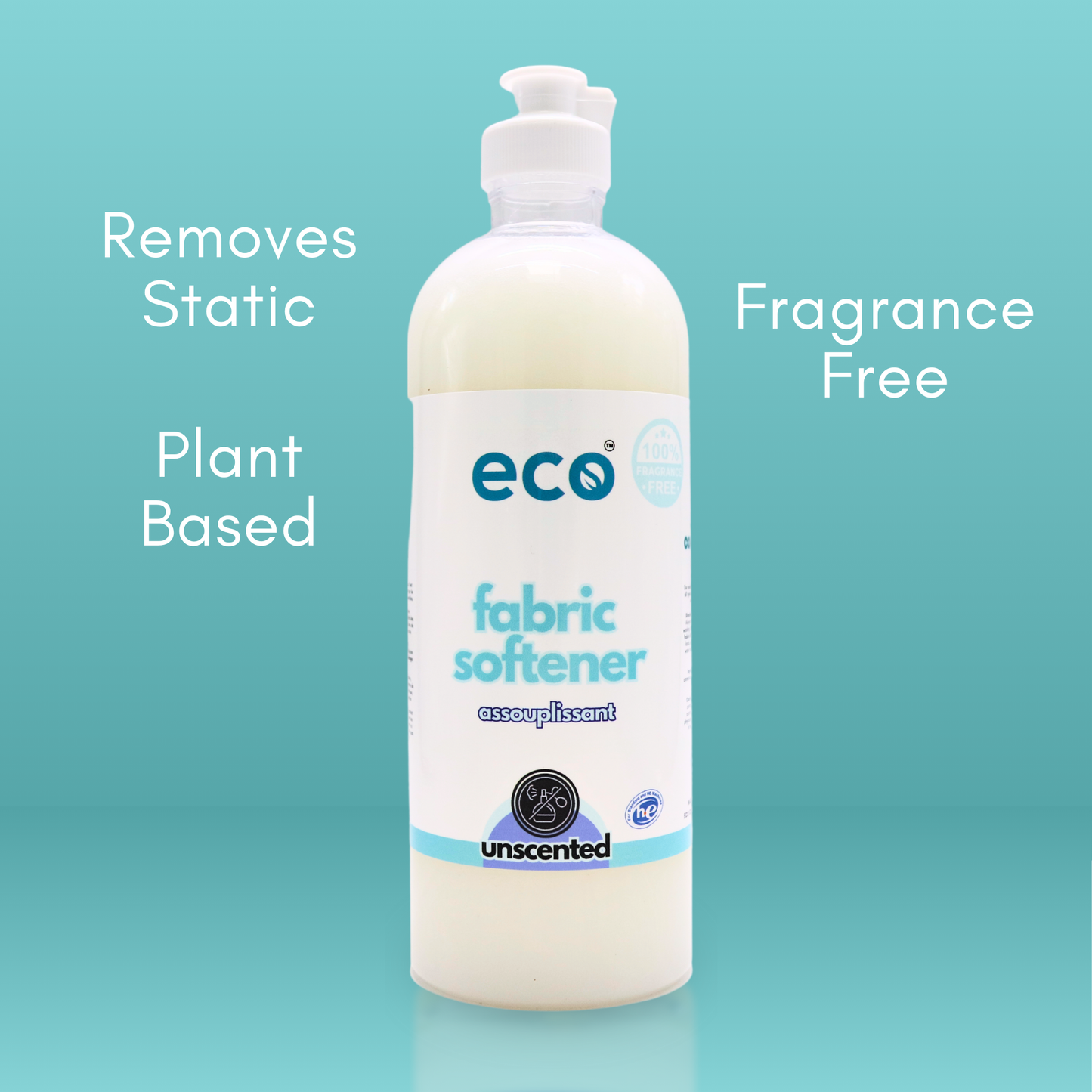 Eco Fabric Softener - Unscented (500ml)