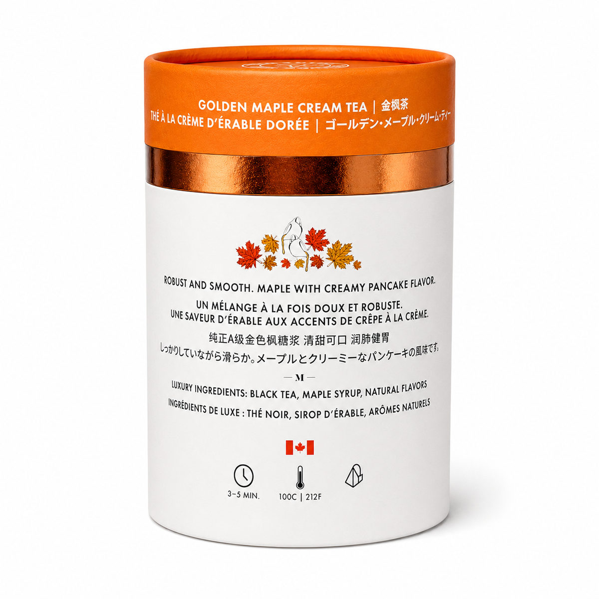 Tega Organic Tea - Maple Golden Cream Luxury Tea | Canadian | 12ct