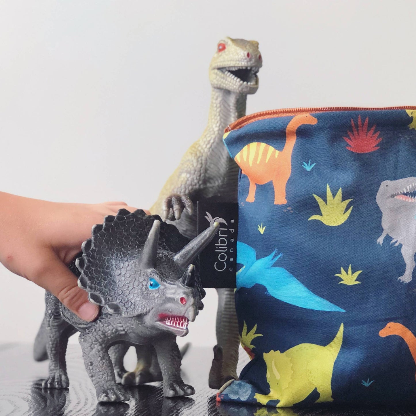 Dinosaur Reusable Snack Bag - Medium