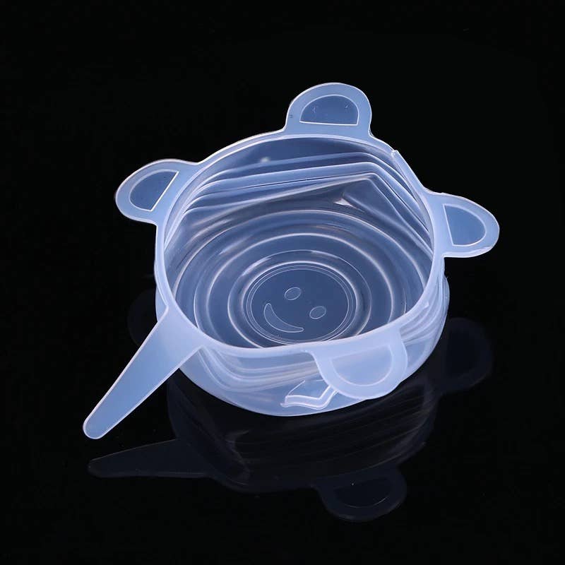 Eco-Friendly Silicone Stretch Food & Dish Covers – Set of 6