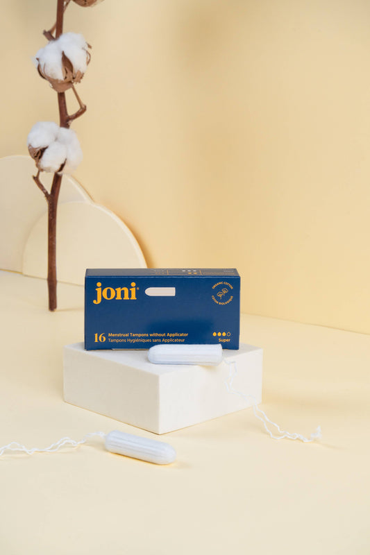 Joni Super Organic Cotton Non-Applicator Tampons
