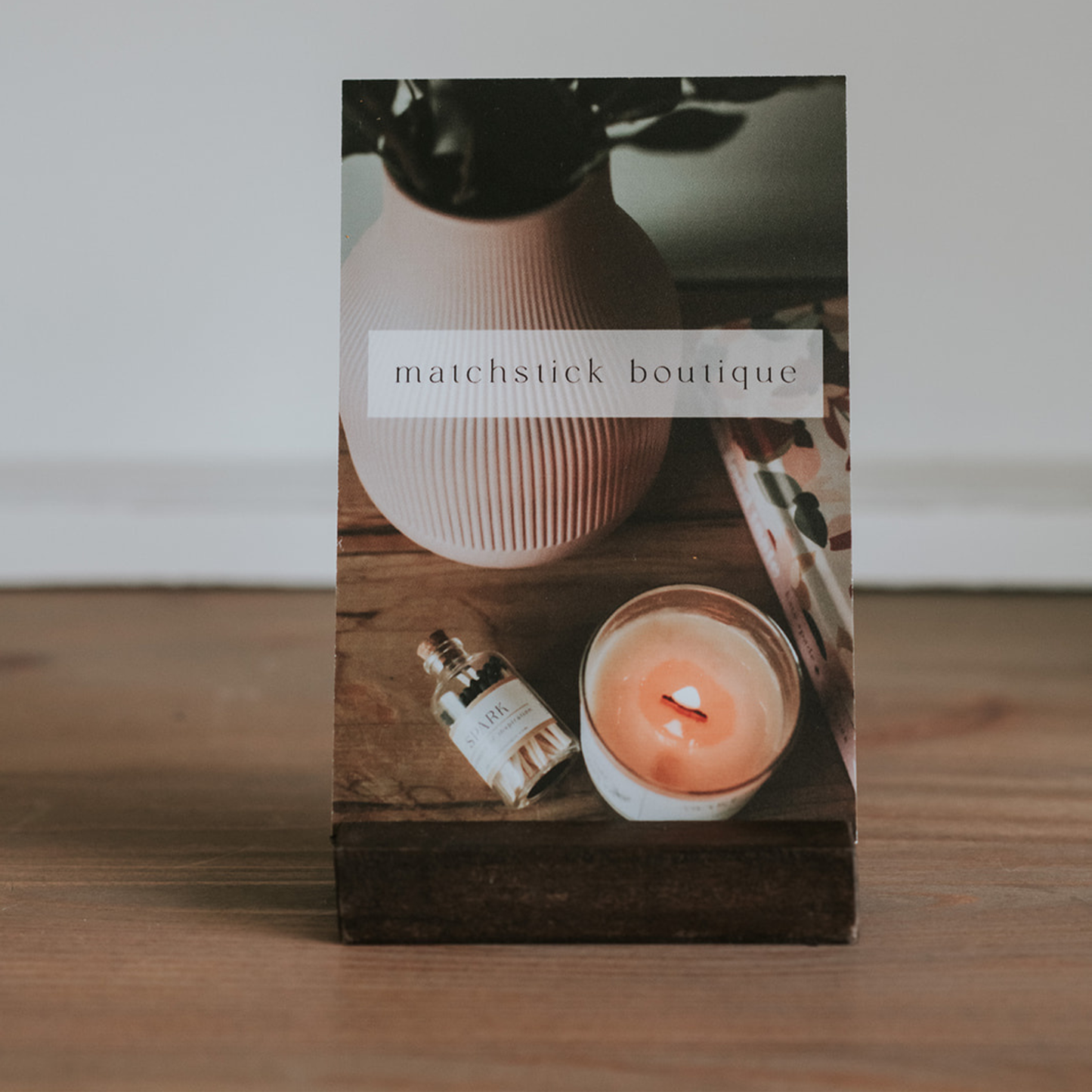 Evergreen Mountains Safety Matches Apothecary Jar - Gift