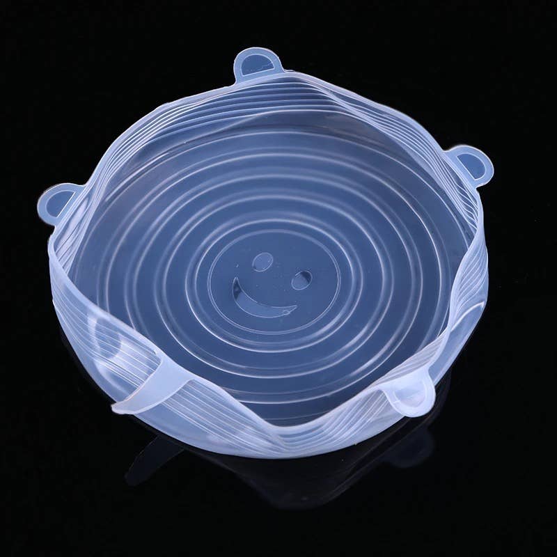 Eco-Friendly Silicone Stretch Food & Dish Covers – Set of 6