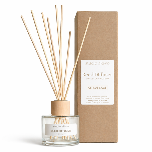 Citrus Sage Reed Diffuser (100 ml) | Fresh Citrusy Scent