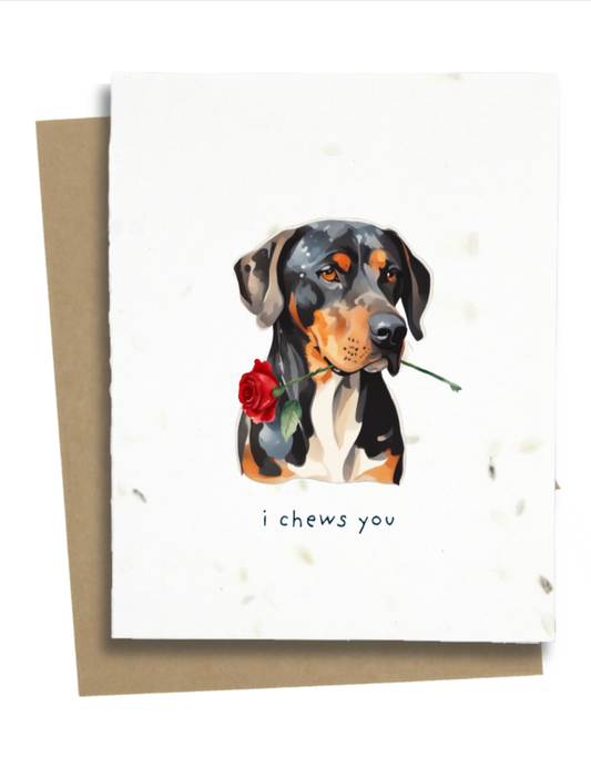 Dog Valentines Card