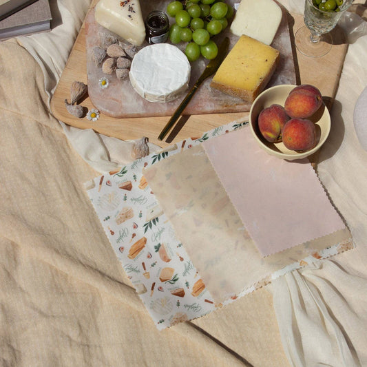 Beeswax Food Wraps: Cheese + Solids