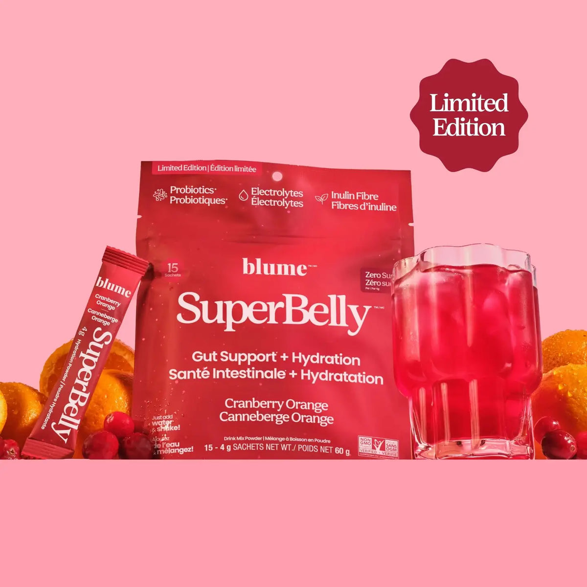 Blume - Superbelly Cranberry Orange | Electrolytes | Gut Health