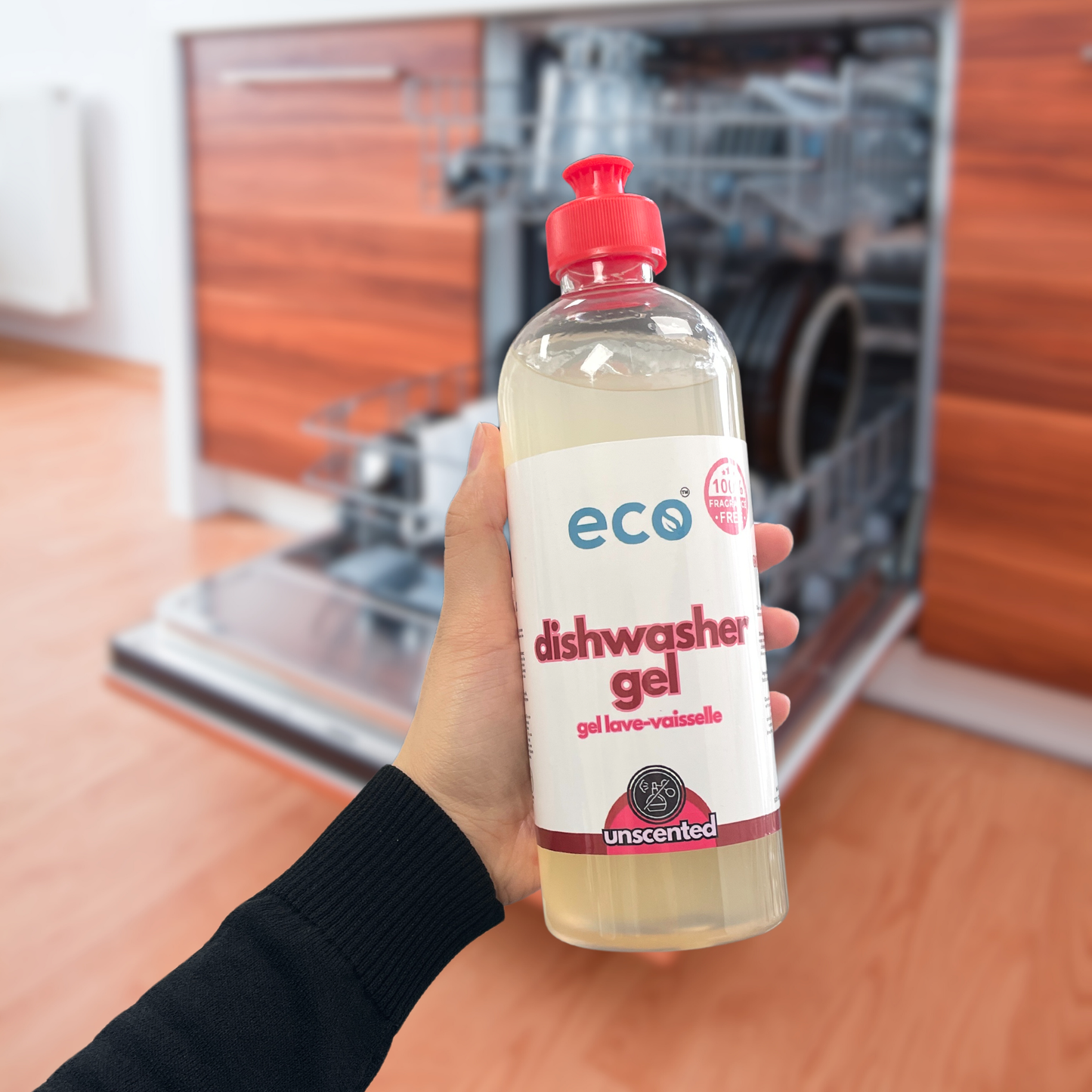 Eco Dishwasher Gel - Unscented (500ml)