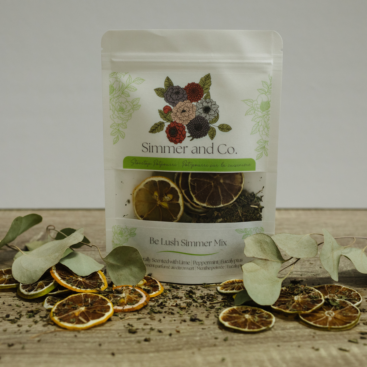 Be Lush Simmer Pot Mix, Natural Mint Citrus Aroma