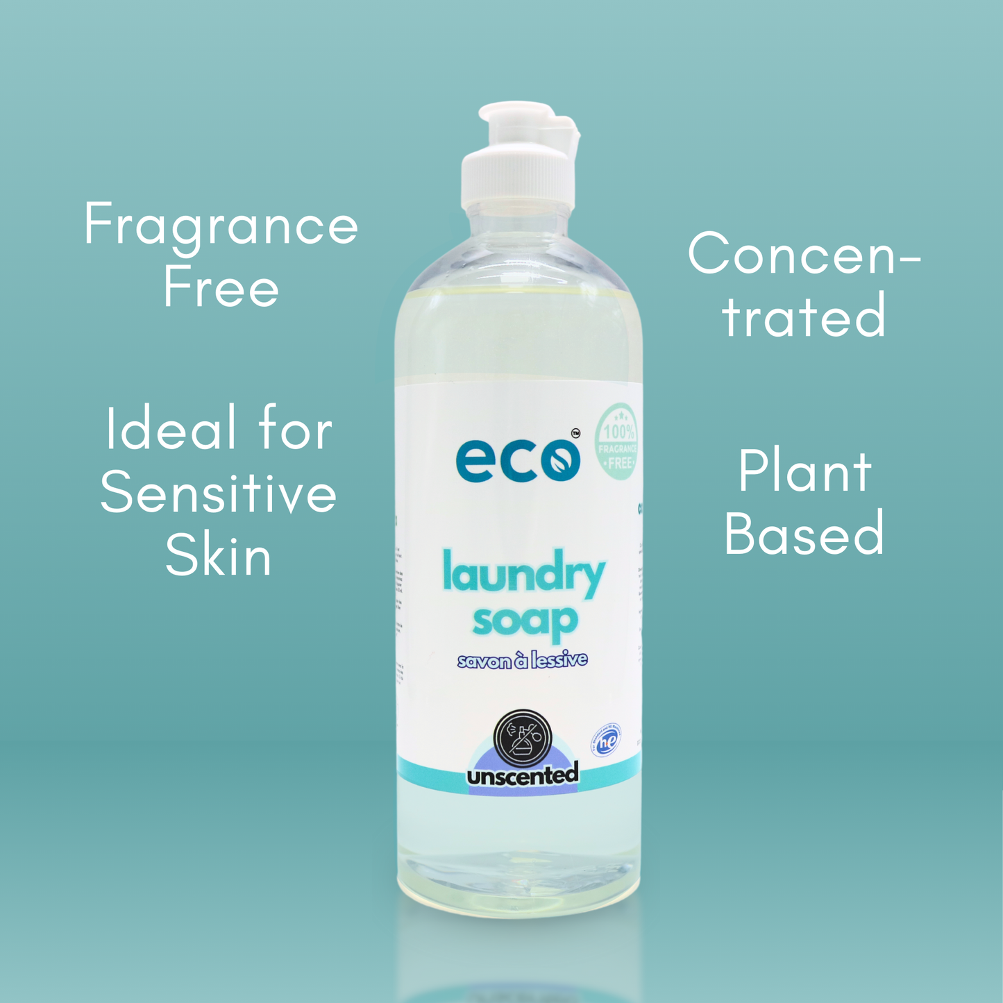 Eco Laundry Soap - Unscented (500ml)