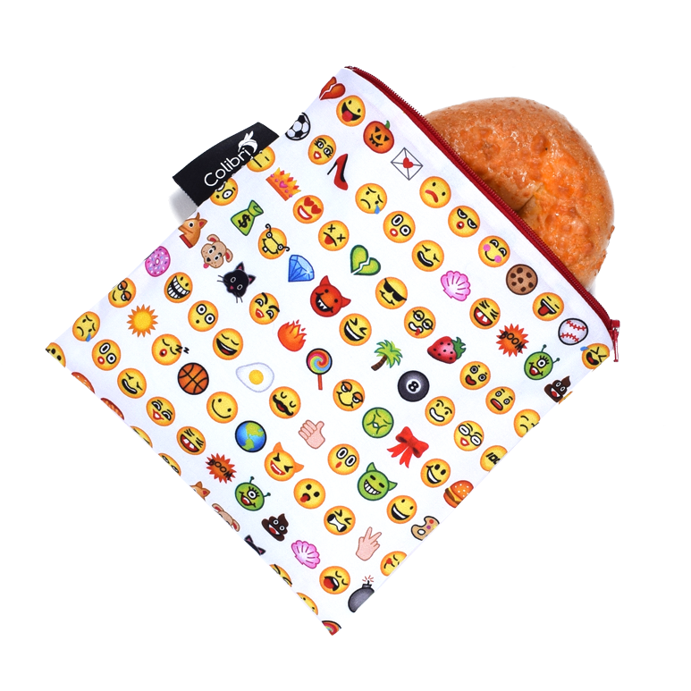 Emoji Reusable Snack Bag - Large