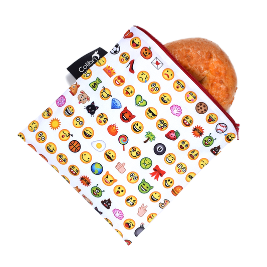 Emoji Reusable Snack Bag - Large