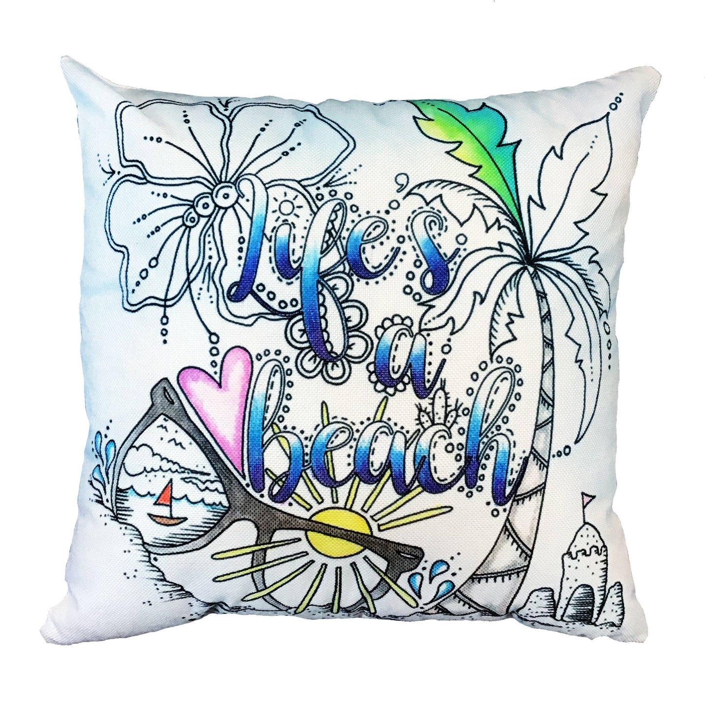 Life's a Beach DIY Craft Coloring Kit