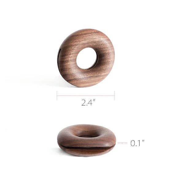 Wooden Donut Bag Clips - Eco Friendly  Plastic Free