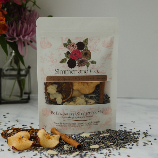 Be Enchanted Simmer Pot Mix, Natural Lavender Almond Aroma