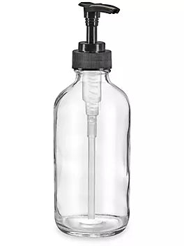 Glass Pump Bottle 8oz